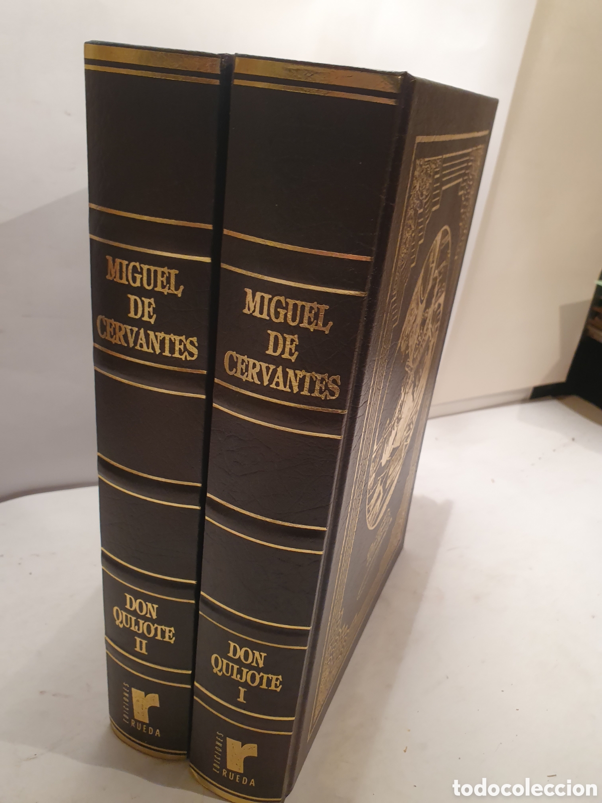 Libros de segunda mano: EL INGENIOSO HIDALGO DON QUIJOTE DE LA MANCHA. EDICIONES RUEDA 2003. 2 TOMOS. - Foto 2