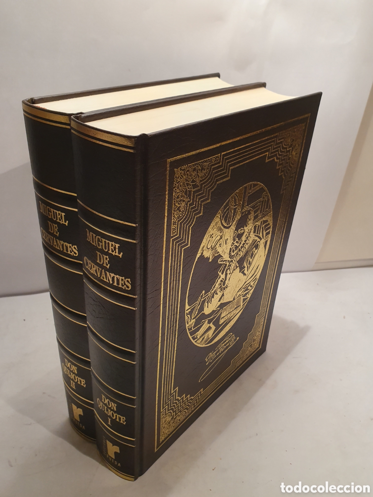 Libros de segunda mano: EL INGENIOSO HIDALGO DON QUIJOTE DE LA MANCHA. EDICIONES RUEDA 2003. 2 TOMOS. - Foto 1
