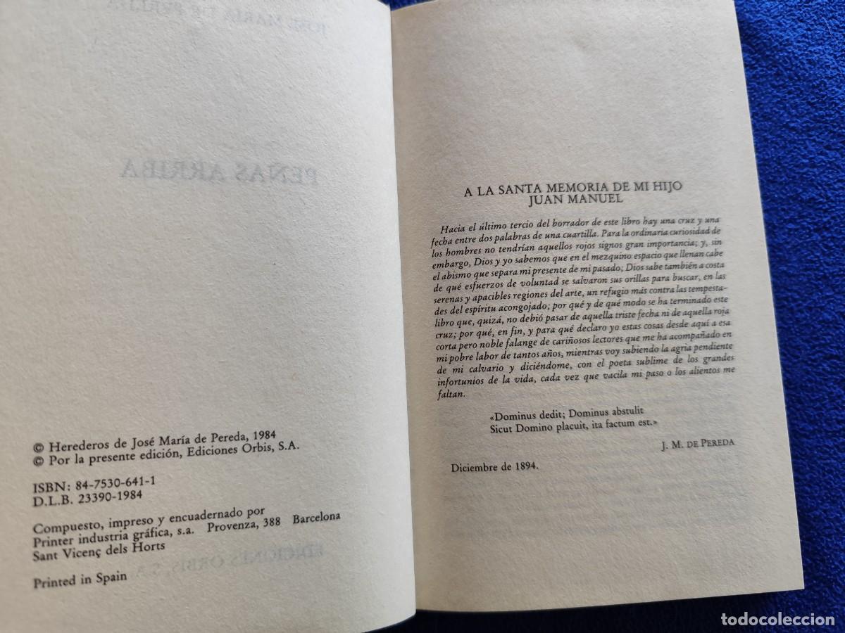 Libros de segunda mano: Pe&ntilde;as Arriba Jos&eacute; M&ordf; de Pereda Editorial Orbis1982 - Foto 4