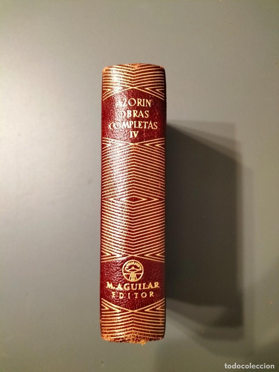 Libros de segunda mano: Obras completas IV - Azor&iacute;n. Aguilar Joya 1948 - Foto 1