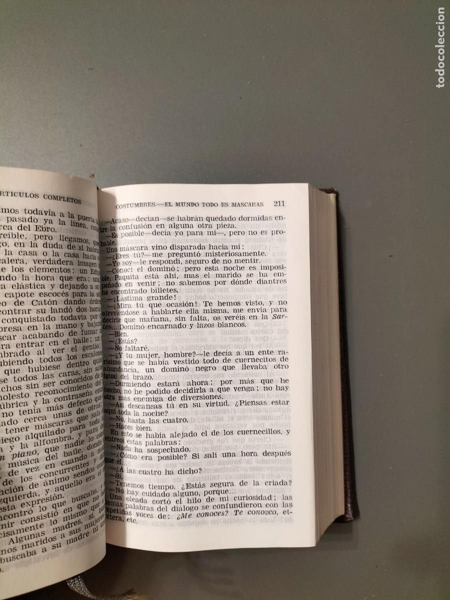 Libros de segunda mano: Art&iacute;culos completos - Larra. Aguilar Joya 1968 - Foto 6