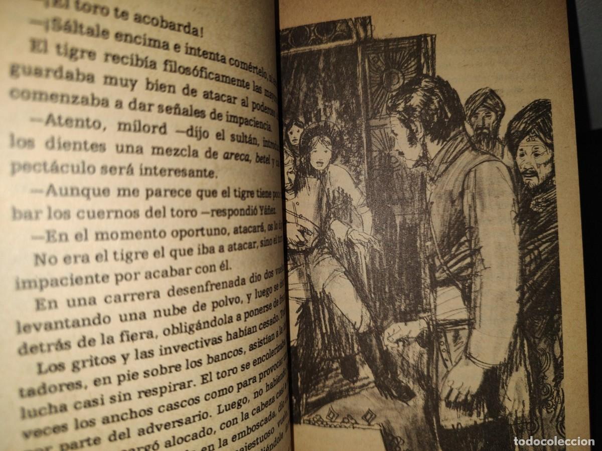 Libros de segunda mano: 151- EMILIO SALGARI: LA RECONQUISTA DE MOMPRACEM - EDICIONES ORBIS, S. A. - 1987 - Foto 5