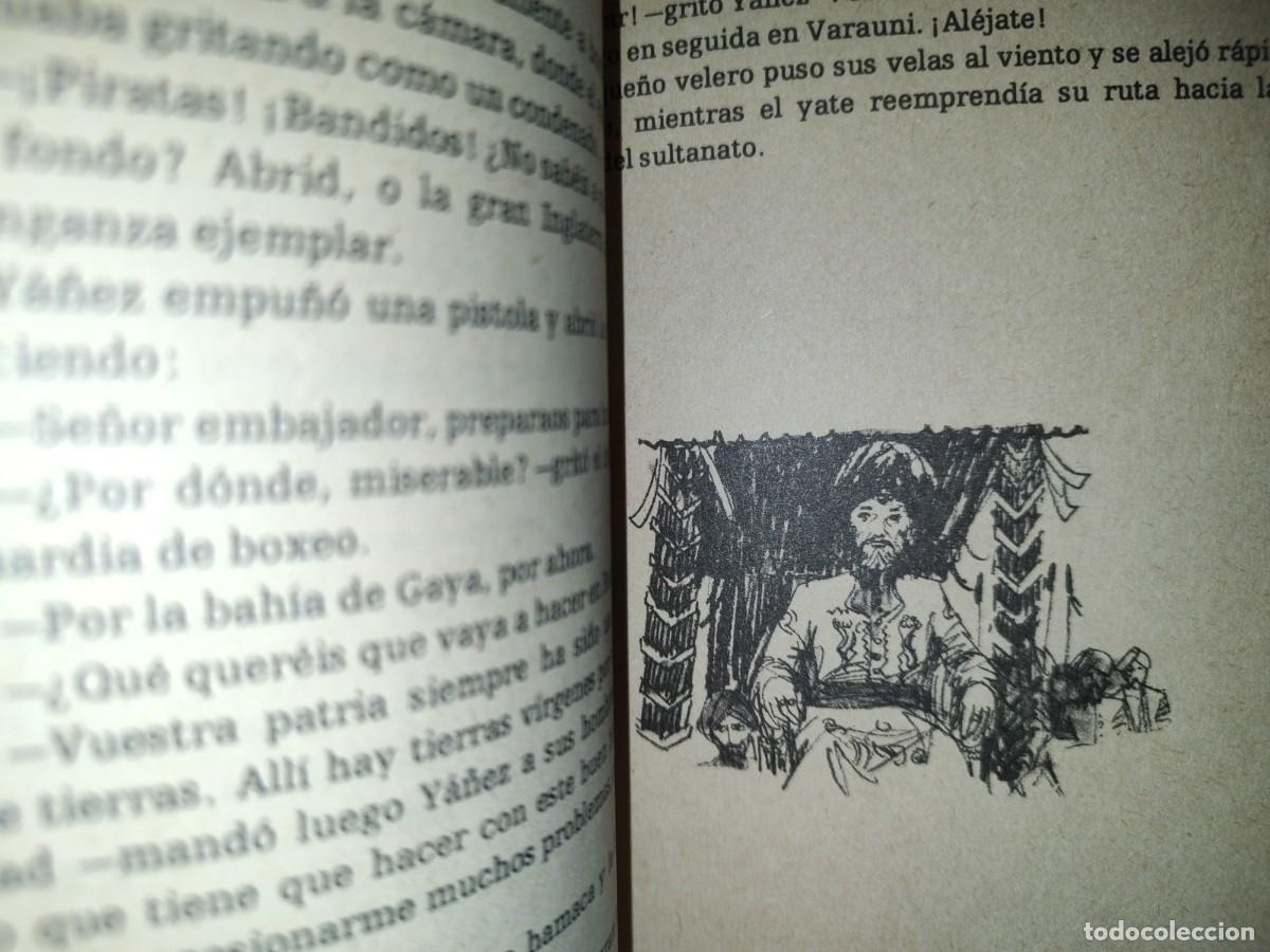Libros de segunda mano: 151- EMILIO SALGARI: LA RECONQUISTA DE MOMPRACEM - EDICIONES ORBIS, S. A. - 1987 - Foto 6