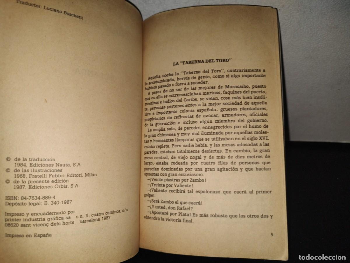 Libros de segunda mano: 151- EMILIO SALGARI: YOLANDA - EDICIONES ORBIS, S. A. - 1987 - Foto 4