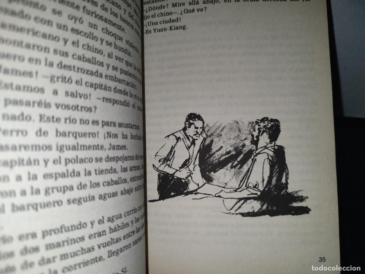 Libros de segunda mano: 151- EMILIO SALGARI: LA CIUDAD DEL IRAWADI - EDICIONES ORBIS, S. A. - 1987 - Foto 5