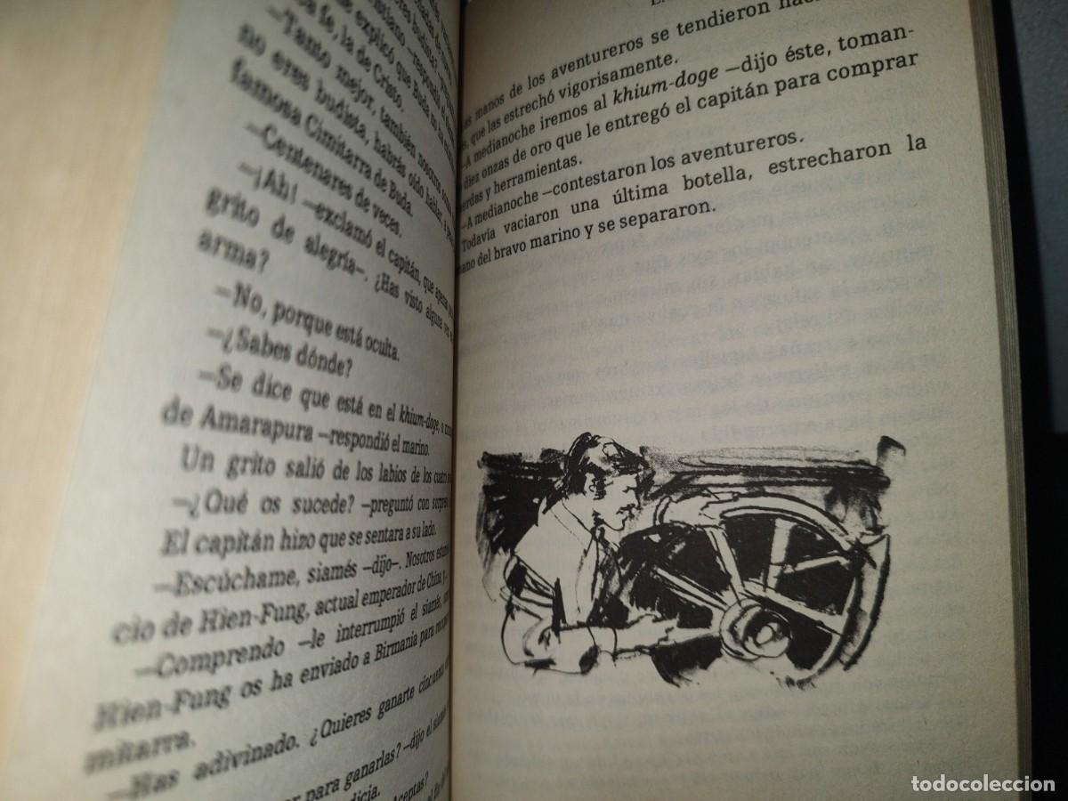 Libros de segunda mano: 151- EMILIO SALGARI: LA CIUDAD DEL IRAWADI - EDICIONES ORBIS, S. A. - 1987 - Foto 6