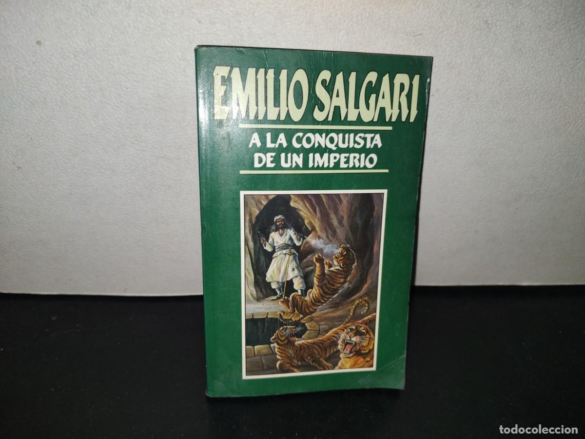 Libros de segunda mano: 151- EMILIO SALGARI: A LA CONQUISTA DE UN IMPERIO - EDICIONES ORBIS, S. A. - 1987 - Foto 1