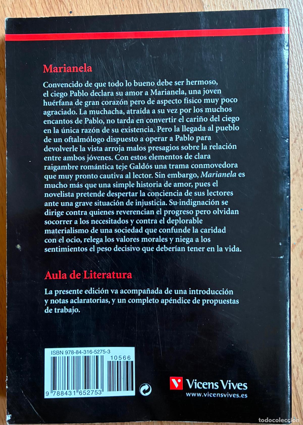 Libros de segunda mano: MARIANELA, Benito Perez Galdos - Foto 2