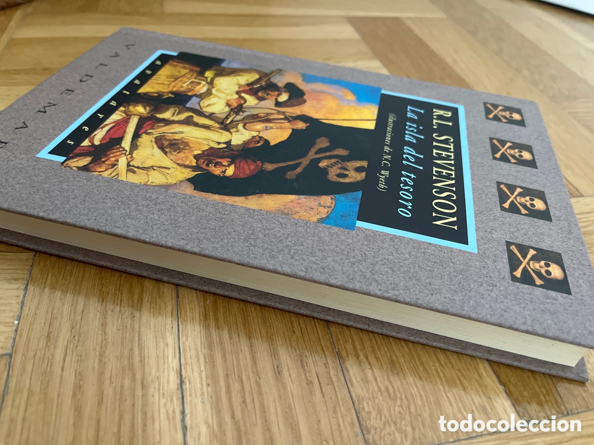 Libros de segunda mano: La isla del tesoro. RL Stevenson. Valdemar Avatares 1&ordf; edici&oacute;n - Foto 4