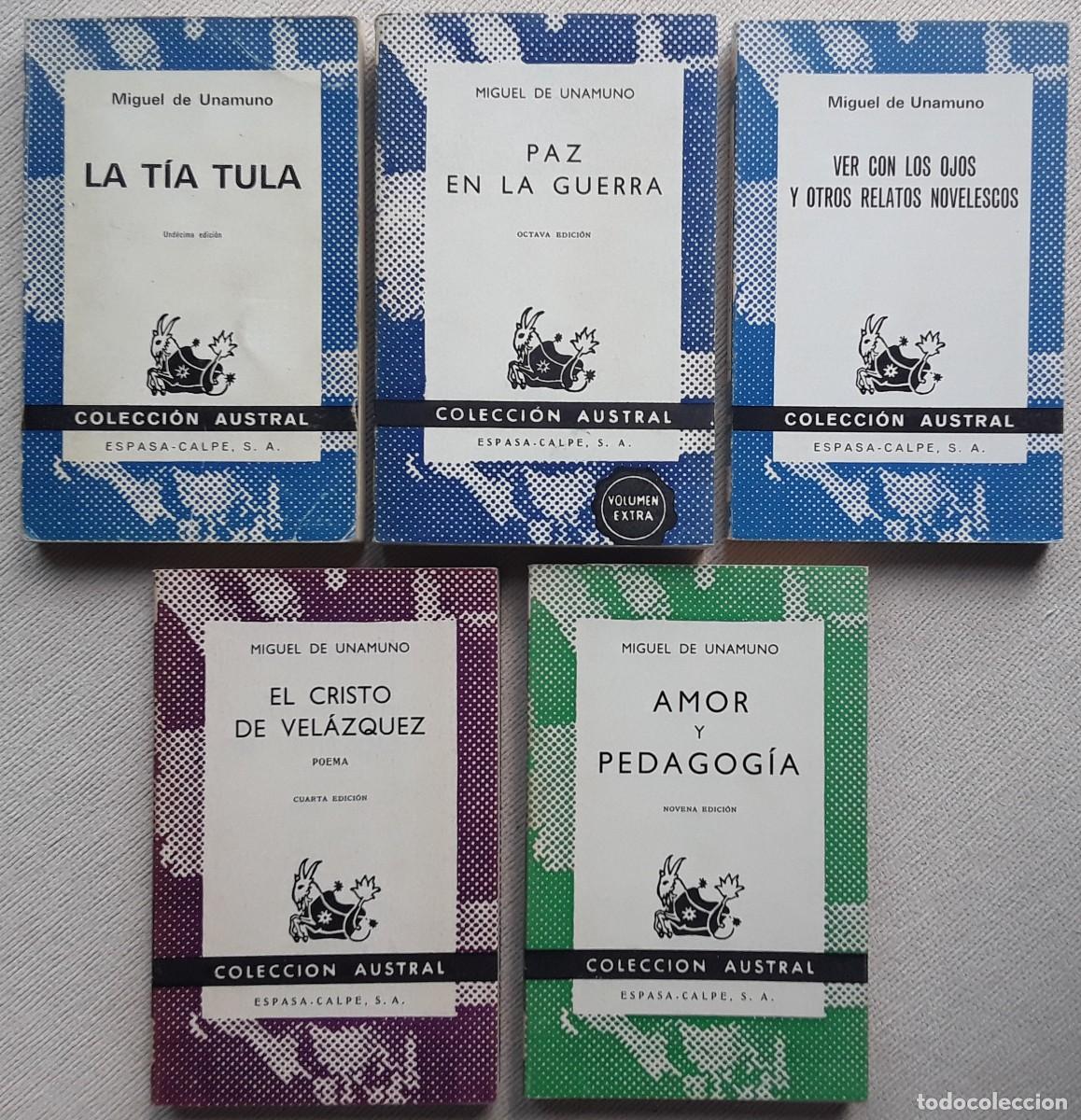 Libros de segunda mano: LOTE UNAMUNO. AUSTRAL. 10 LIBROS. - Foto 2
