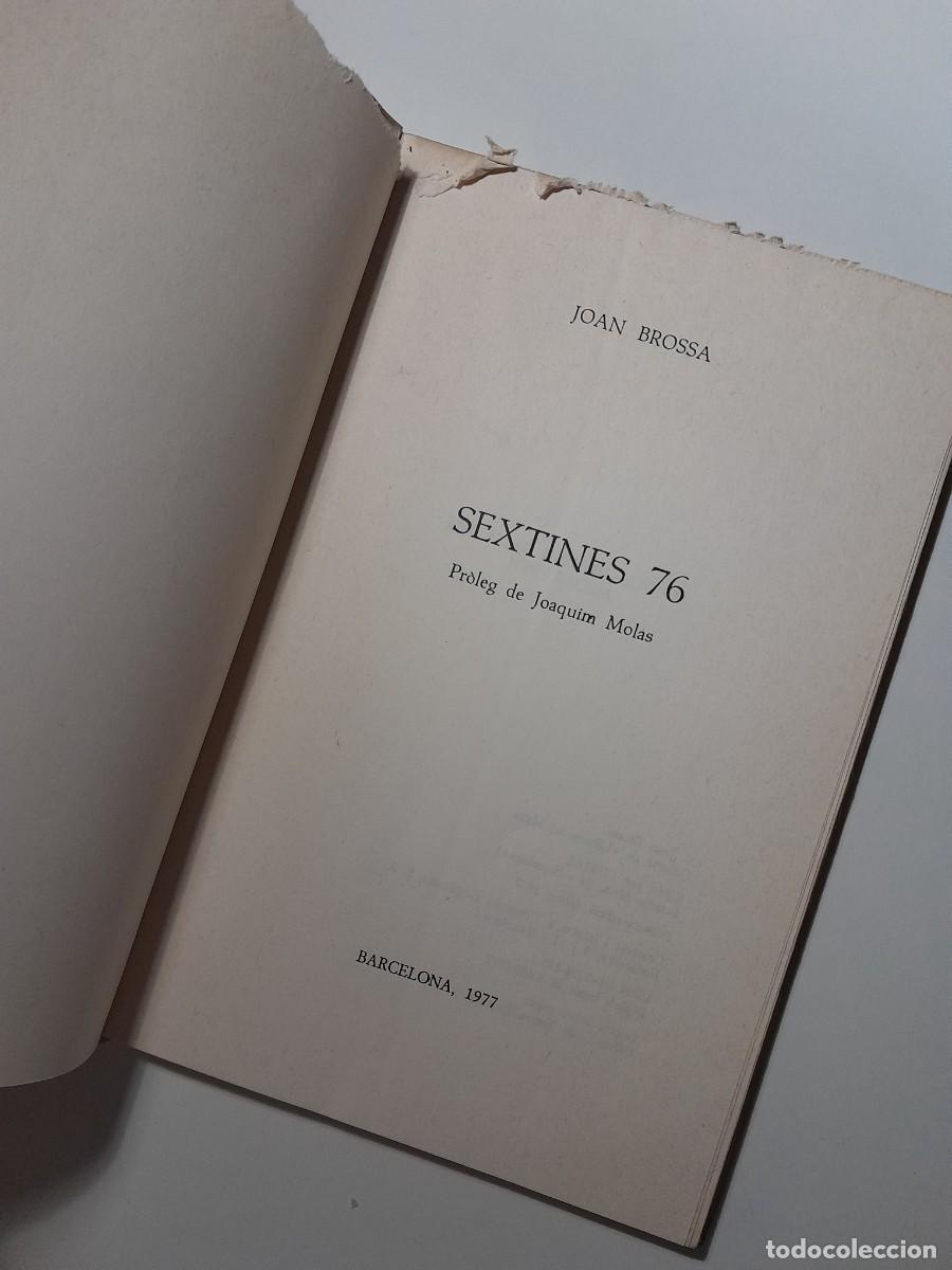 Libros de segunda mano: SEXTINES 76 - JOAN BROSSA (CURIAL, 1977) - Foto 2