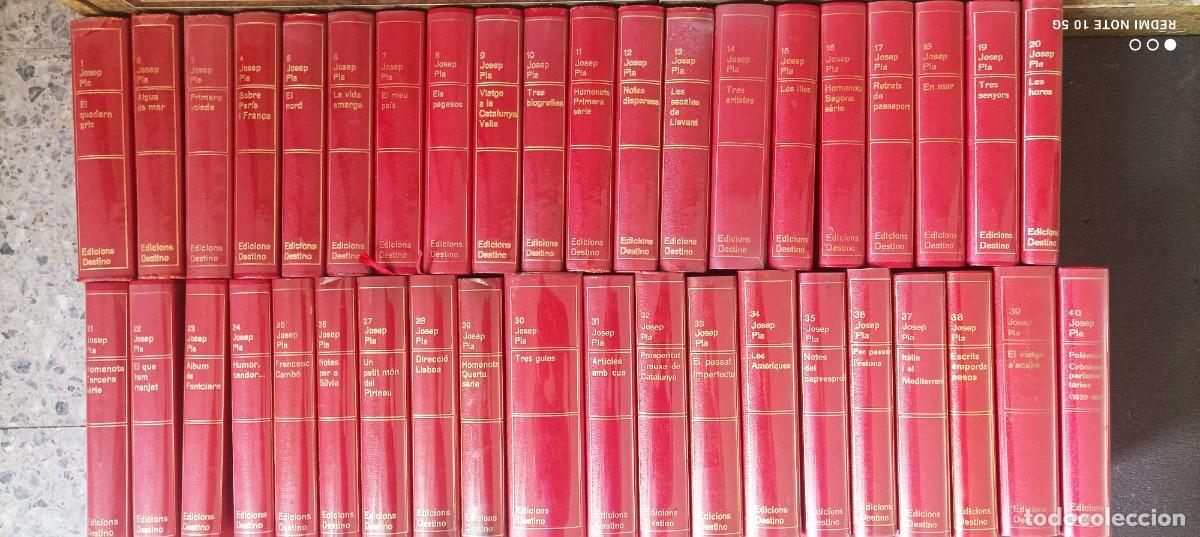 Libros de segunda mano: OBRA COMPLETA 40 VOLUMENES DE JOSEP PLA - Foto 1