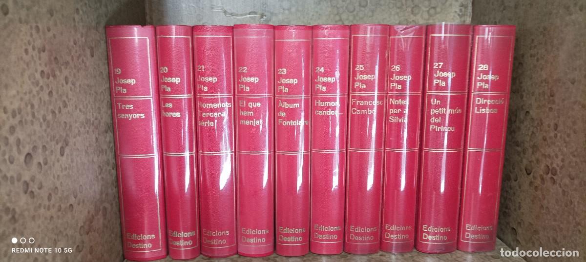 Libros de segunda mano: OBRA COMPLETA 40 VOLUMENES DE JOSEP PLA - Foto 2