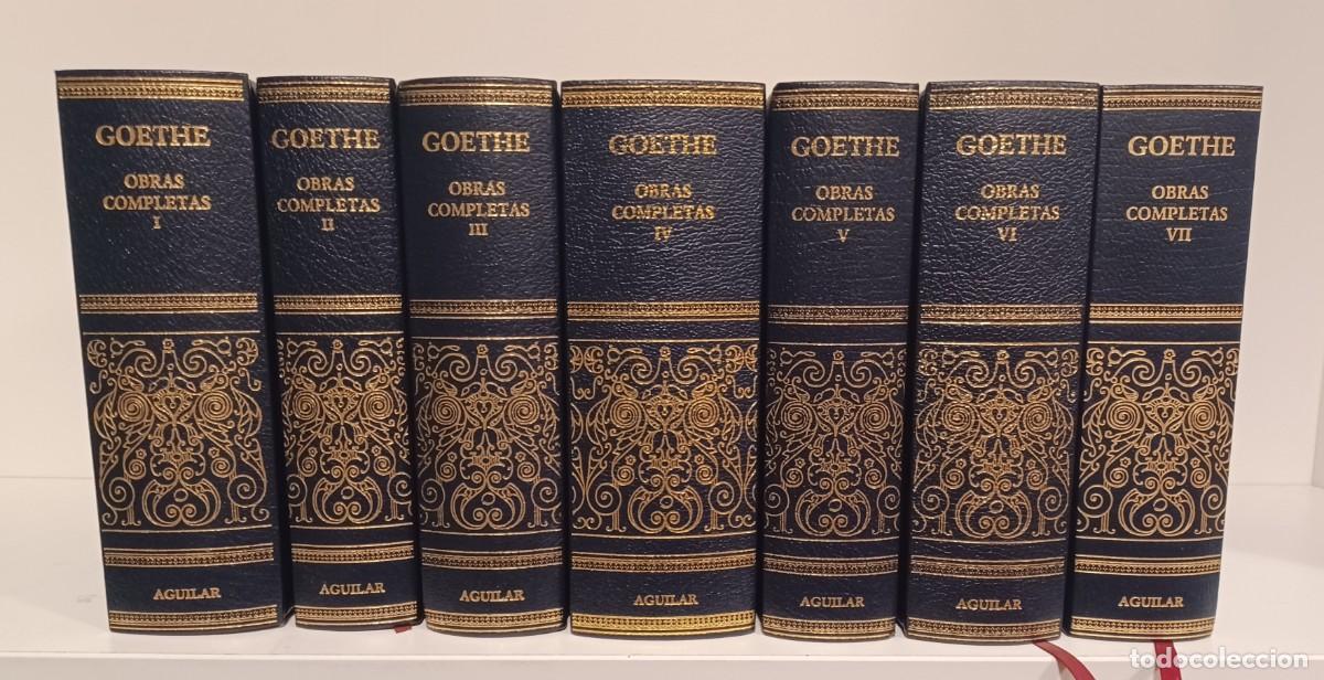 Libros de segunda mano: OBRAS COMPLETAS de Goethe (en 7 tomos) , Editorial Aguilar,2004 - Foto 1