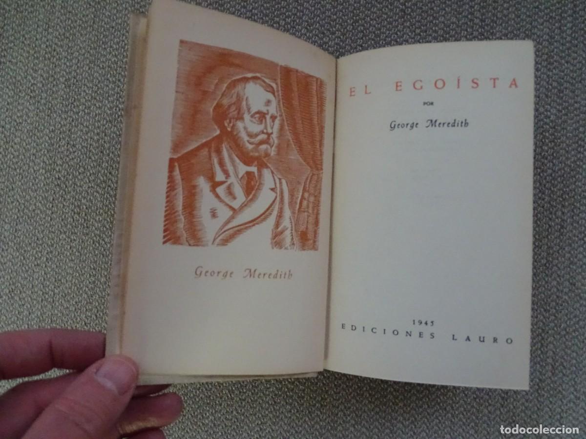 Libros de segunda mano: George Meredith: El ego&iacute;sta - Foto 2
