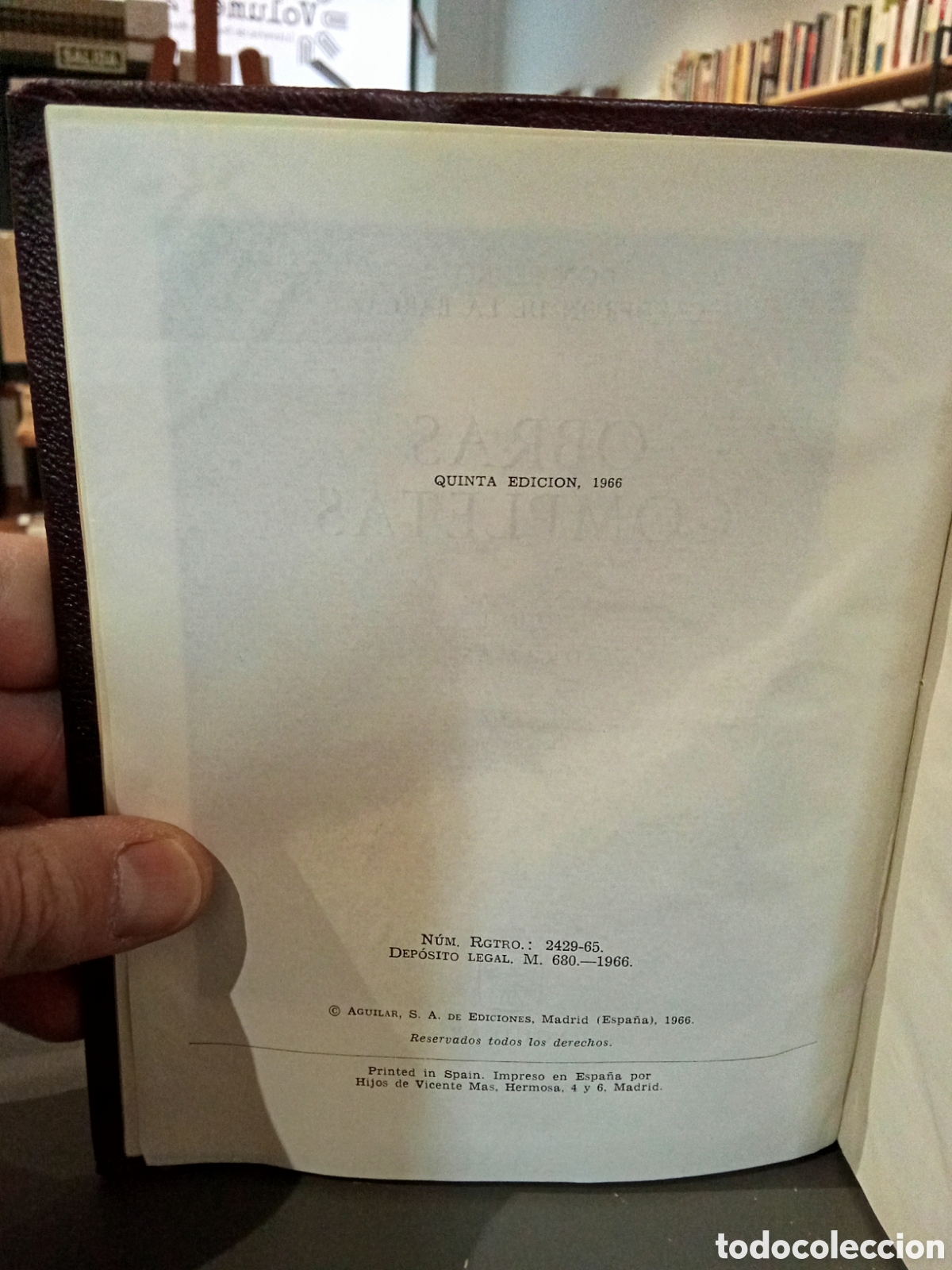 Libros de segunda mano: Obras completas I Dramas - Calder&oacute;n de la Barca - Aguilar - 1966 - Foto 3