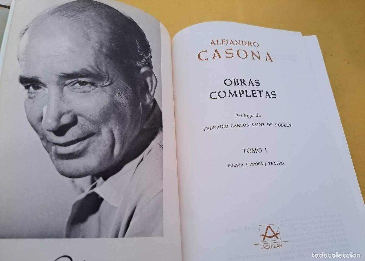 Libros de segunda mano: ALEJANDRO CASONA - OBRAS COMPLETAS (2 TOMOS) - AGUILAR 1977 - Foto 3