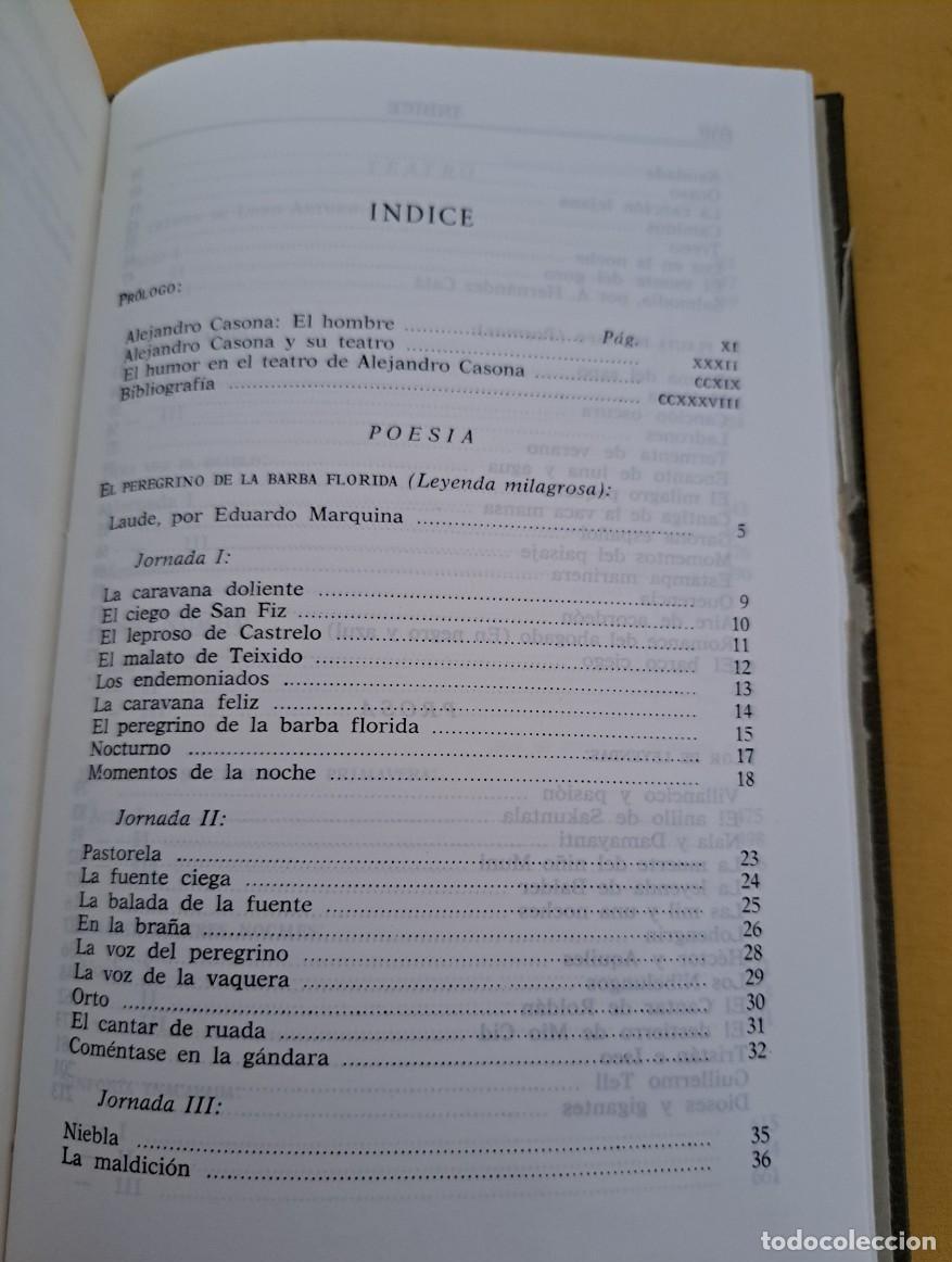 Libros de segunda mano: ALEJANDRO CASONA - OBRAS COMPLETAS (2 TOMOS) - AGUILAR 1977 - Foto 5