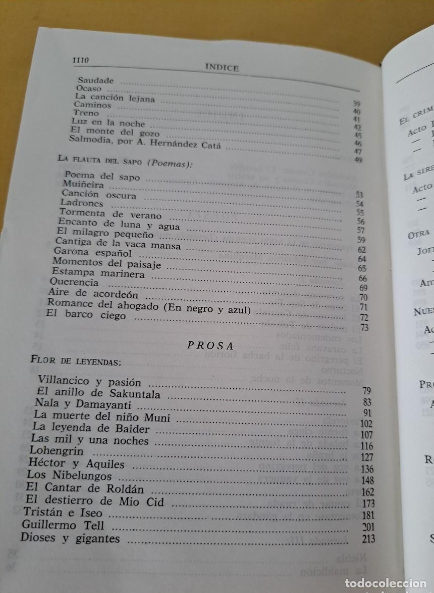 Libros de segunda mano: ALEJANDRO CASONA - OBRAS COMPLETAS (2 TOMOS) - AGUILAR 1977 - Foto 6