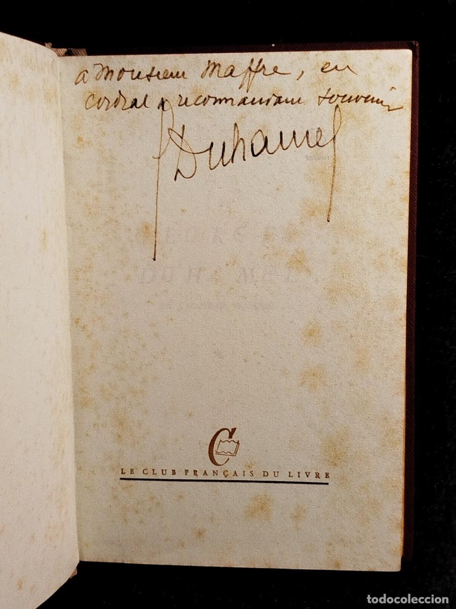 Libros de segunda mano: 1947. Dedicatoria del autor. La nuit dOrage. Georges Duhamel. - Foto 1