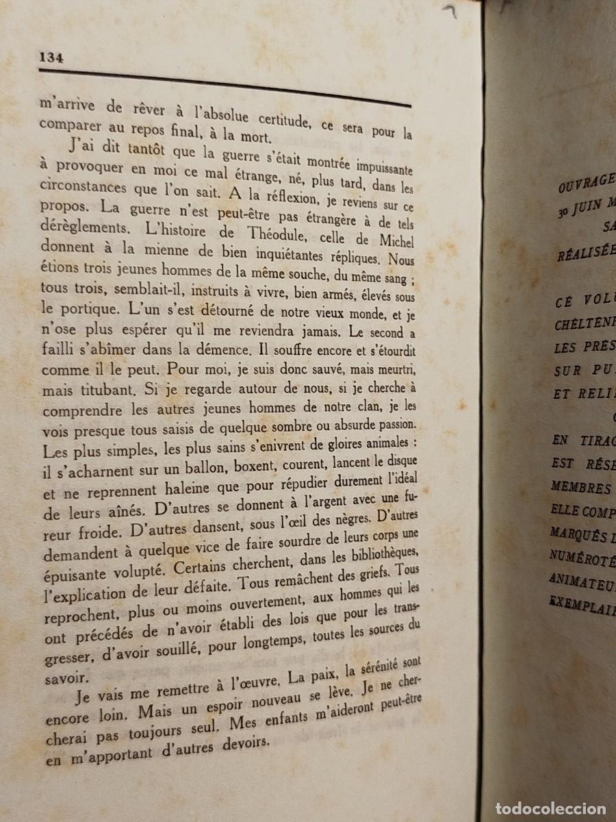 Libros de segunda mano: 1947. Dedicatoria del autor. La nuit dOrage. Georges Duhamel. - Foto 9
