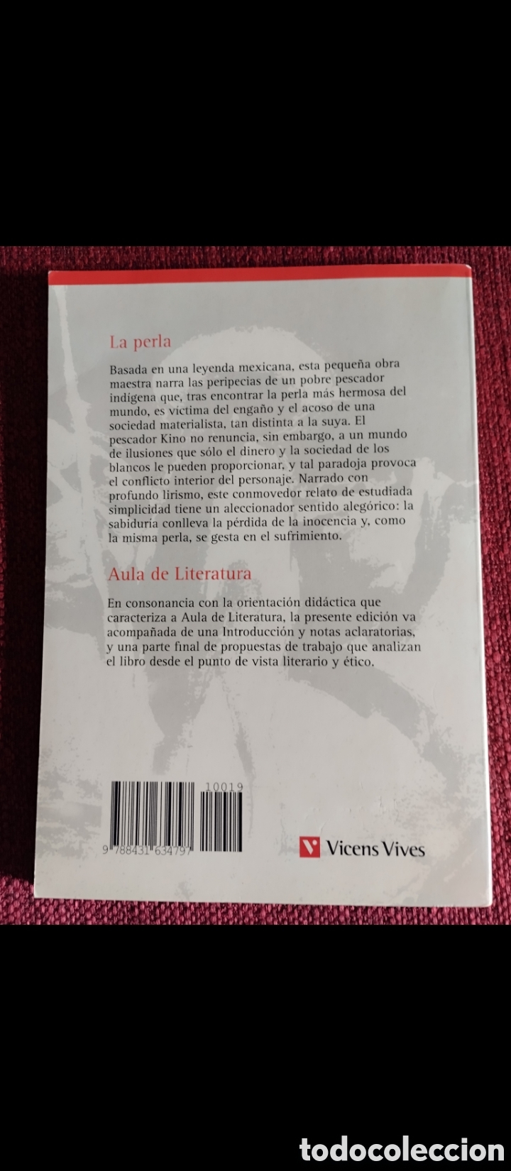 Libros de segunda mano: &rdquo;La perla&rdquo;.John Steinbeck - Foto 3
