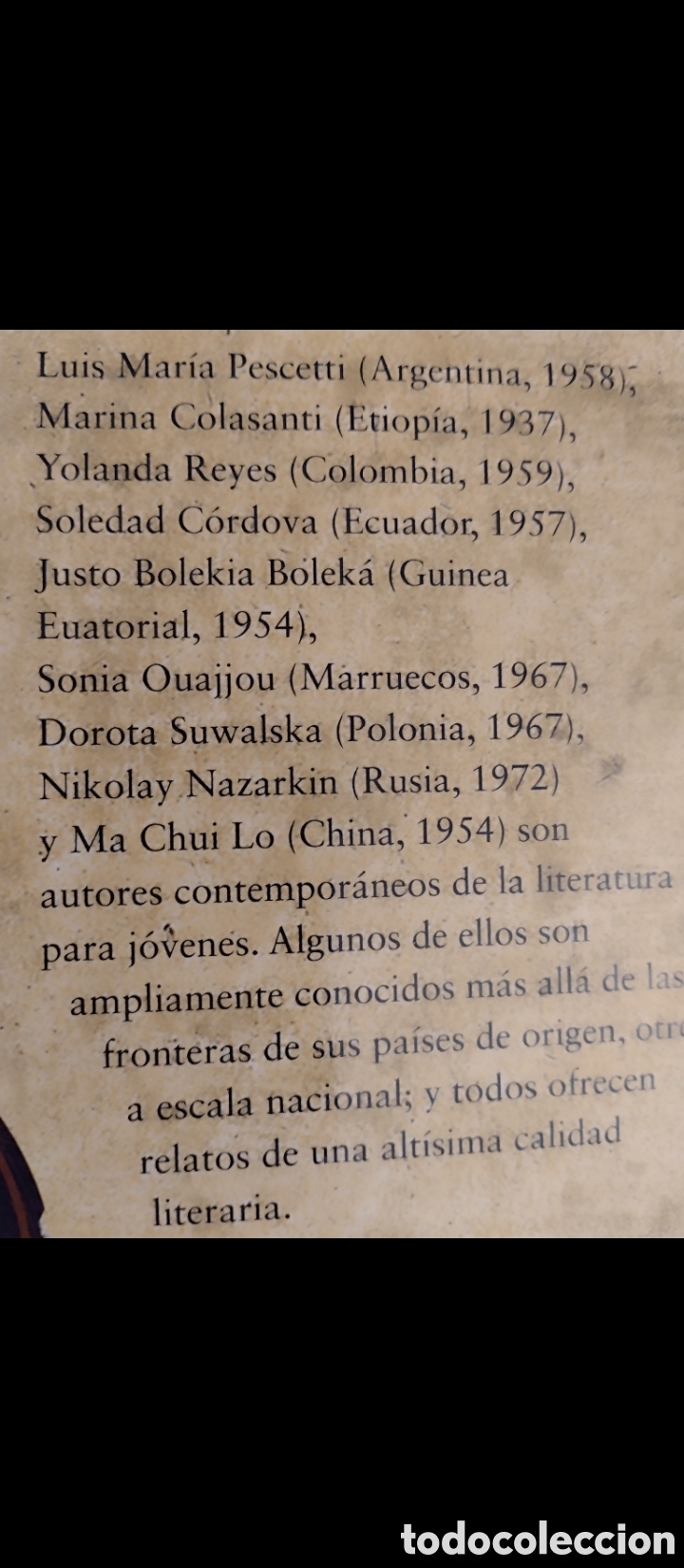 Libros de segunda mano: &rdquo;Un mundo de relatos&rdquo;. Antolog&iacute;a. - Foto 4