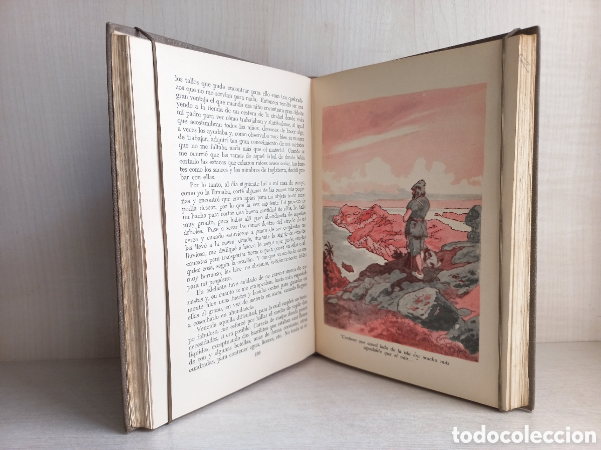 Libros de segunda mano: Robinson Crusoe. Daniel Defoe. Editorial Cumbre, 1957. Ilustrado. - Foto 6