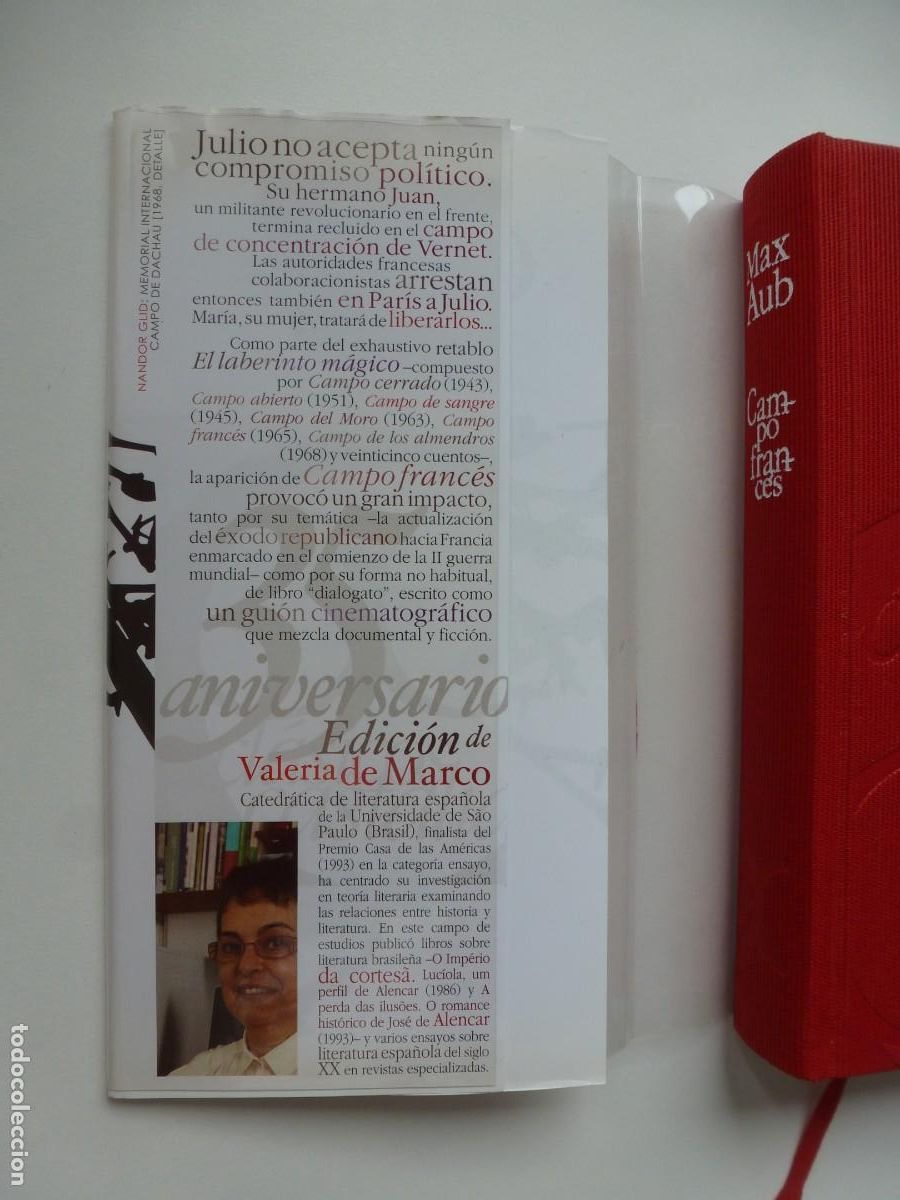Libros de segunda mano: CAMPO FRANC&Eacute;S. MAX AUB. CL&Aacute;SICOS CASTALIA 2008. IMPECABLE. DIF&Iacute;CIL - Foto 2