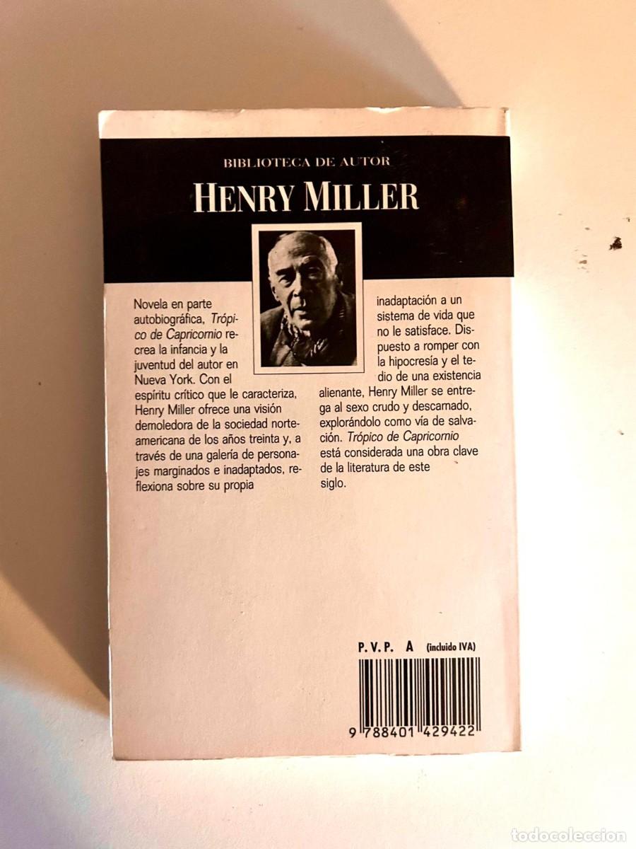 Libros de segunda mano: TROPICO DE CAPRICORNIO. HENRY MILLER - Foto 3
