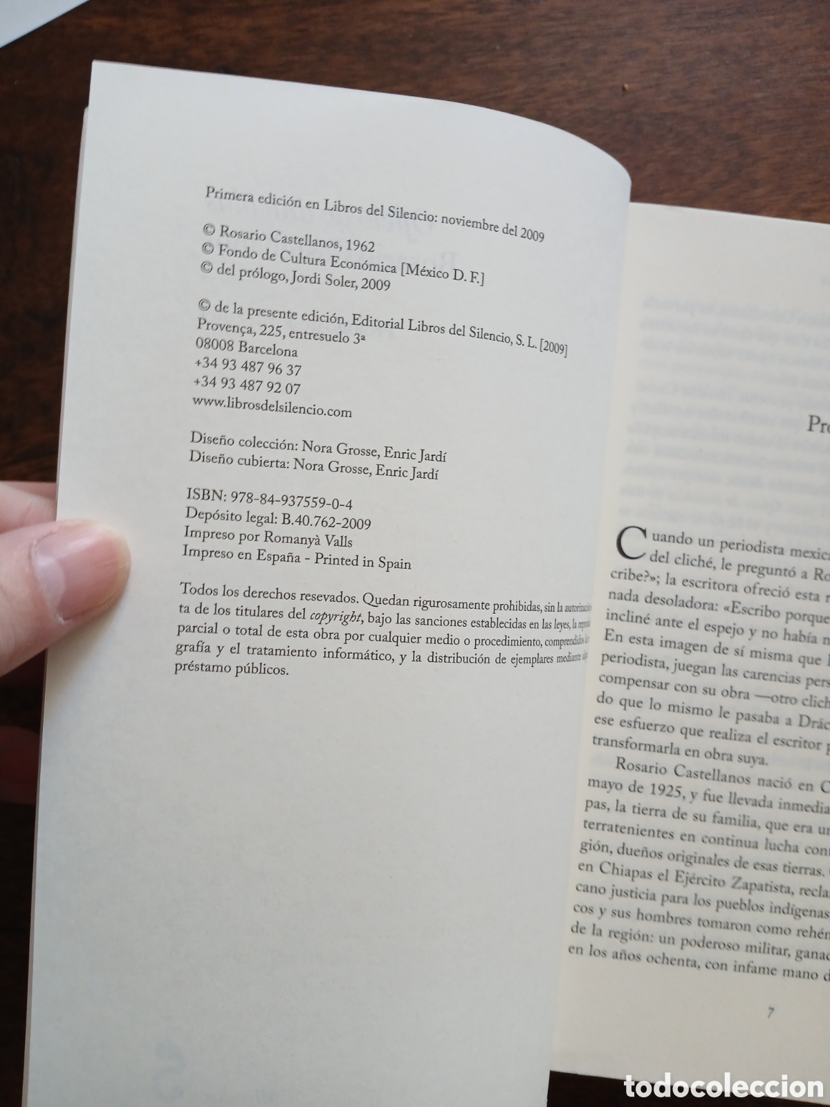 Libros de segunda mano: Oficio de Tinieblas, Rosario Castellanos - Foto 2