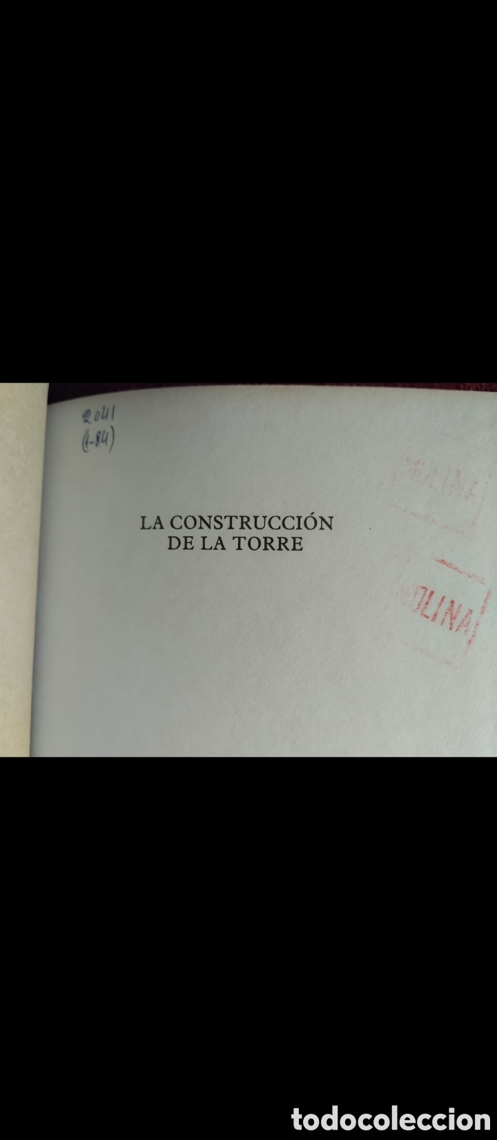 Libros de segunda mano: &rdquo;La Construcci&oacute;n De La Torre&rdquo;.William Golding. - Foto 6
