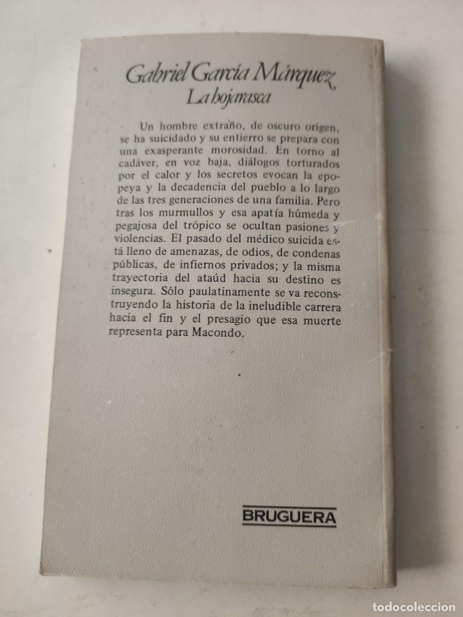 Libros de segunda mano: La hojarasca. Gabriel Garc&iacute;a M&aacute;rquez - Foto 2