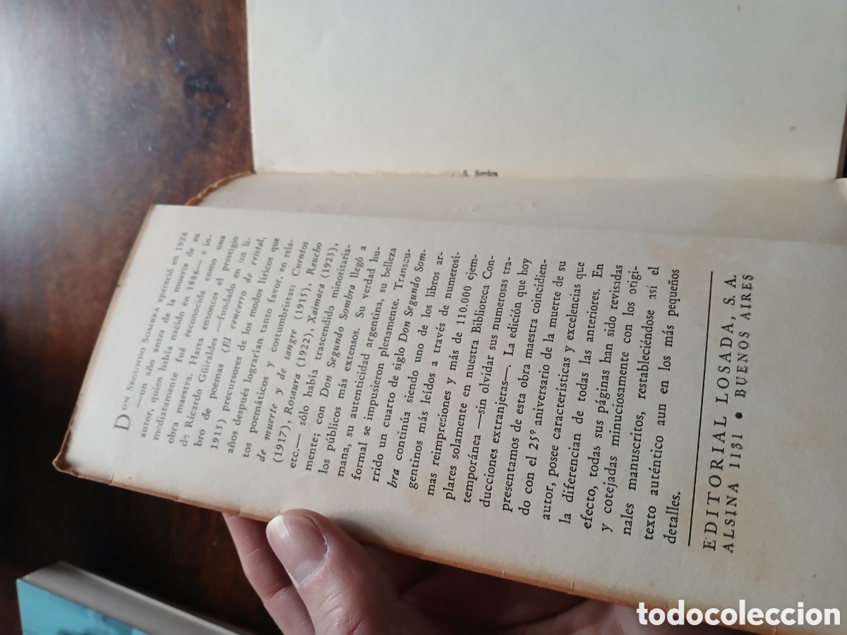 Libros de segunda mano: Don Segundo Sombra, Ricardo G&uuml;raldes - Foto 2