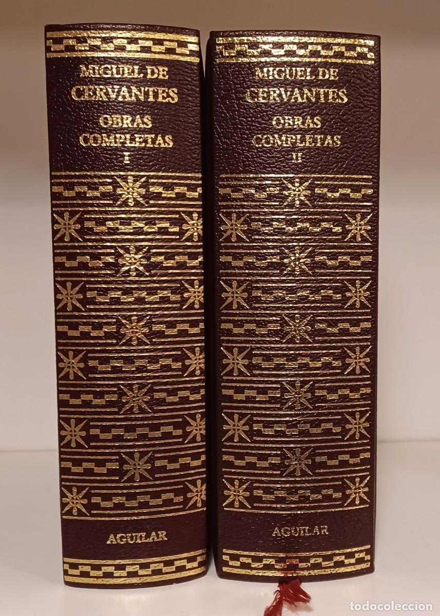 Libros de segunda mano: OBRAS COMPLETAS de MIGUEL de CERVANTES (2 TOMOS), Aguilar, 2003 - Foto 1