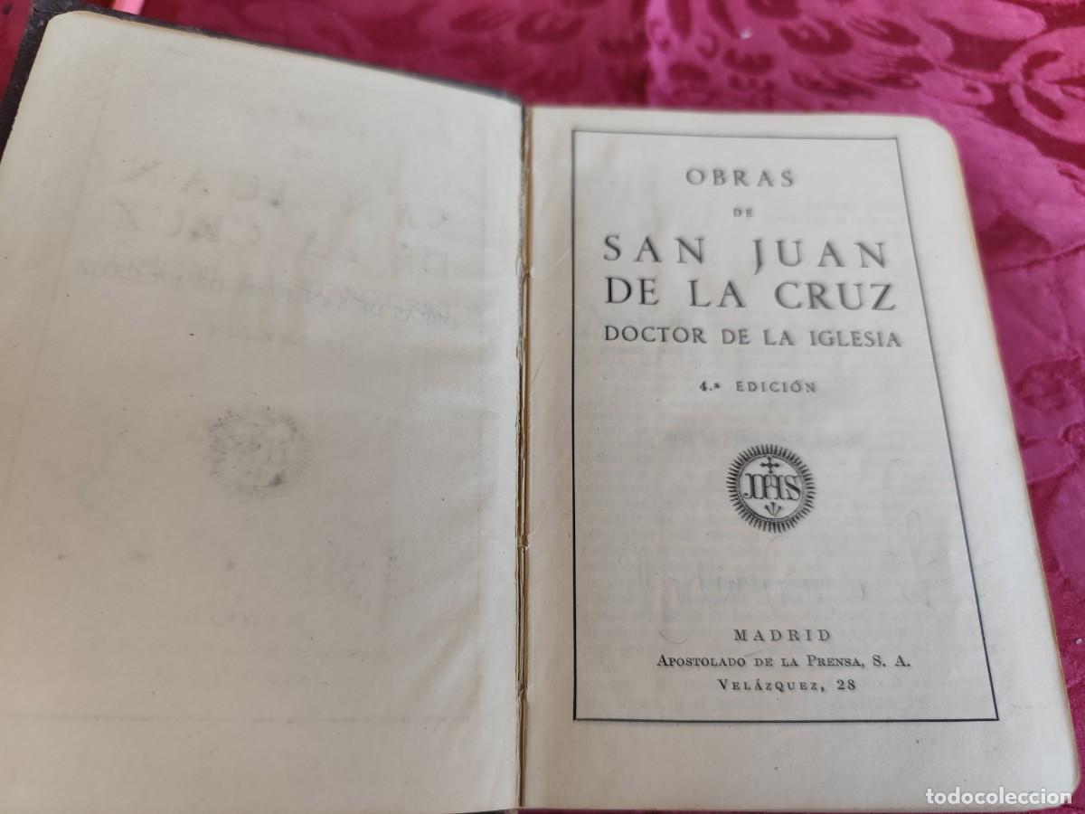 Libros de segunda mano: OBRAS de SAN JUAN de la CRUZ de 1943 - Foto 2