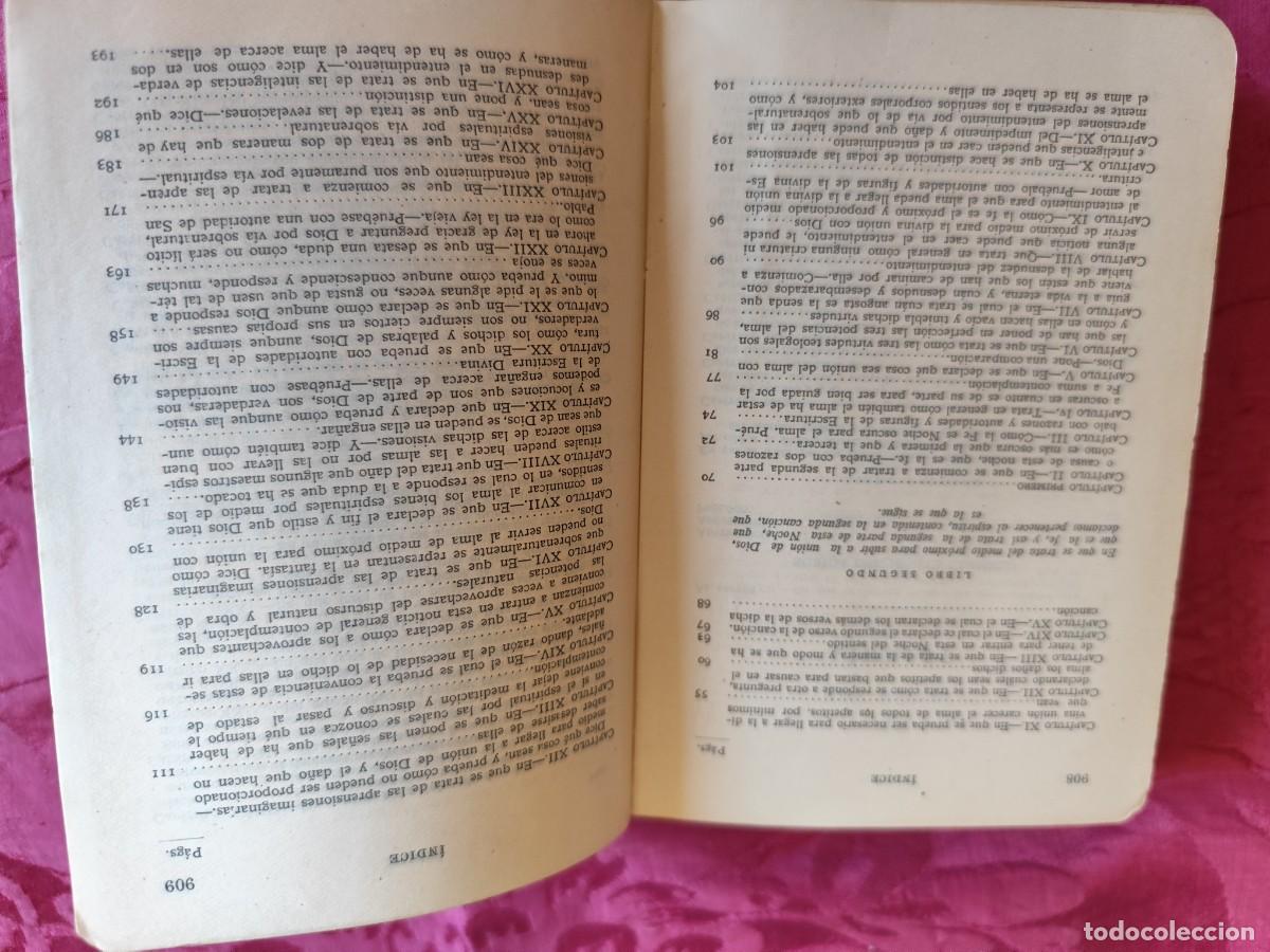 Libros de segunda mano: OBRAS de SAN JUAN de la CRUZ de 1943 - Foto 5