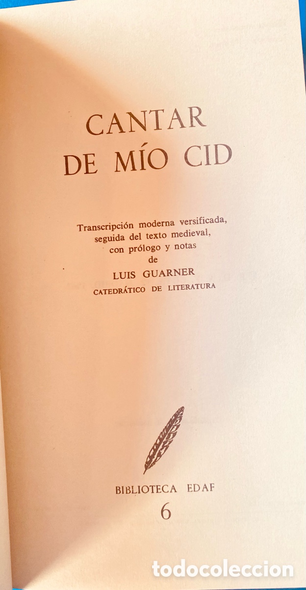 Libros de segunda mano: Cantar del mio cid (1964) - Foto 6