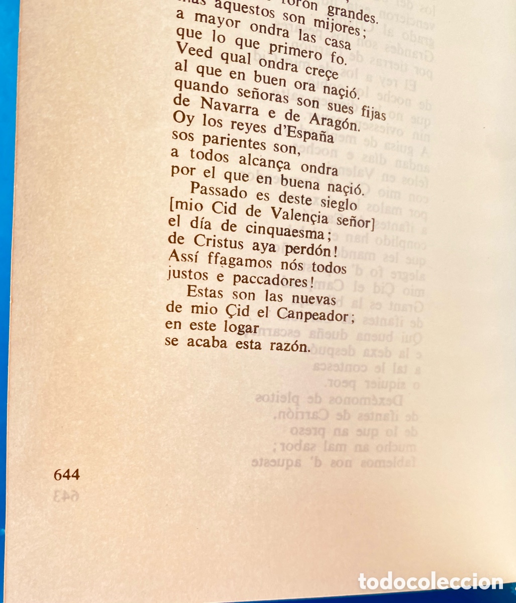 Libros de segunda mano: Cantar del mio cid (1964) - Foto 8
