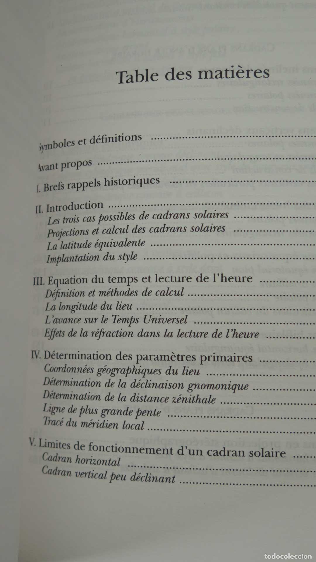 Libros de segunda mano: DENIS SAVOIE LA GNOMONIQUE - Foto 2