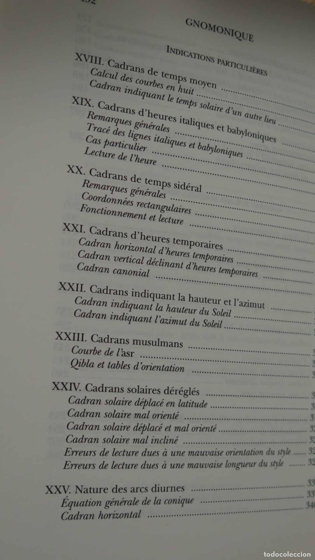 Libros de segunda mano: DENIS SAVOIE LA GNOMONIQUE - Foto 3