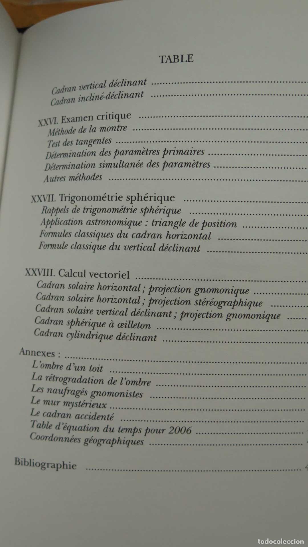 Libros de segunda mano: DENIS SAVOIE LA GNOMONIQUE - Foto 4