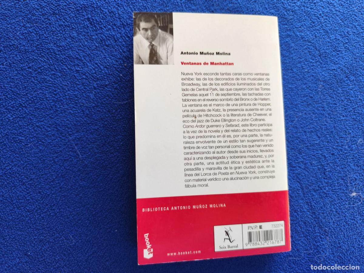 Libros de segunda mano: Ventanas de Manhattan A. Mu&ntilde;oz Molina Ed. Seix Barral 2005 - Foto 3