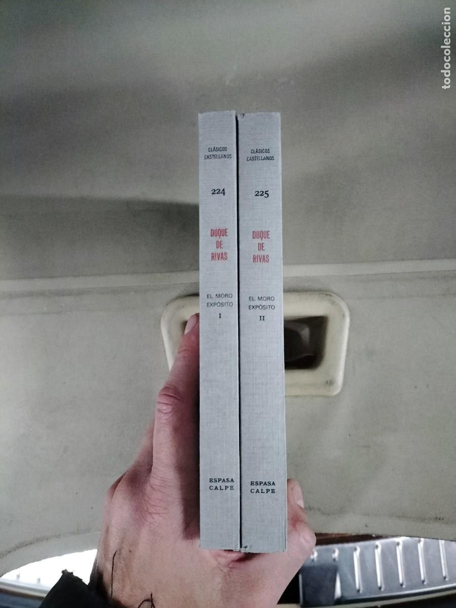 Libros de segunda mano: El moro exp&oacute;sito I y II - Duque de Rivas. Espasa-Calpe - Foto 3
