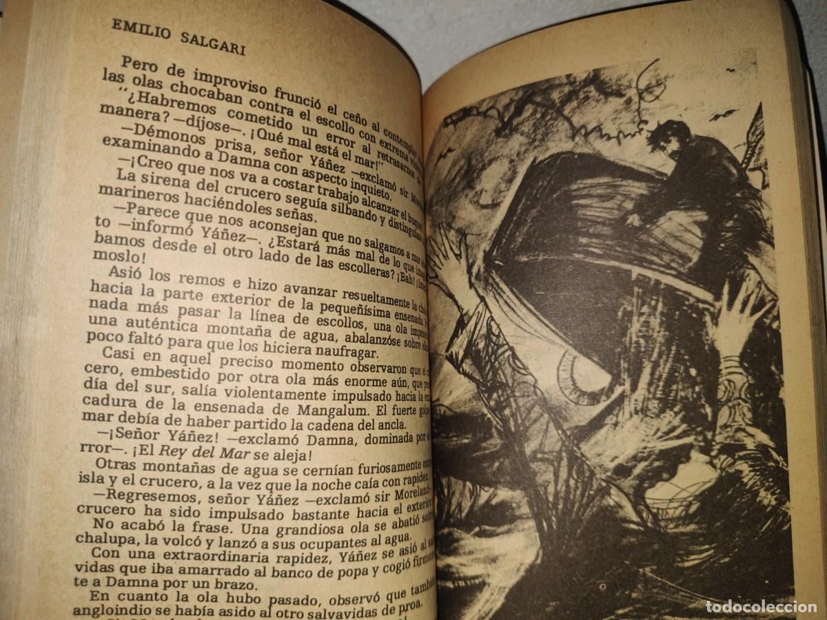 Libros de segunda mano: 152- POR EL MAR DE LA SONDA - EMILIO SALGARI - EDICIONES ORBIS, S. A. - 1987 - Foto 6