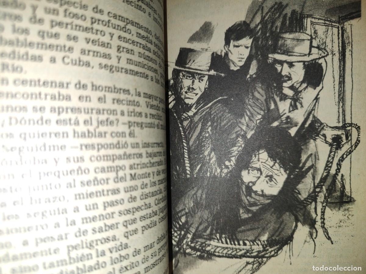 Libros de segunda mano: 152- LA REBELI&Oacute;N DE CUBA - EMILIO SALGARI - EDICIONES ORBIS - 1987 - Foto 6