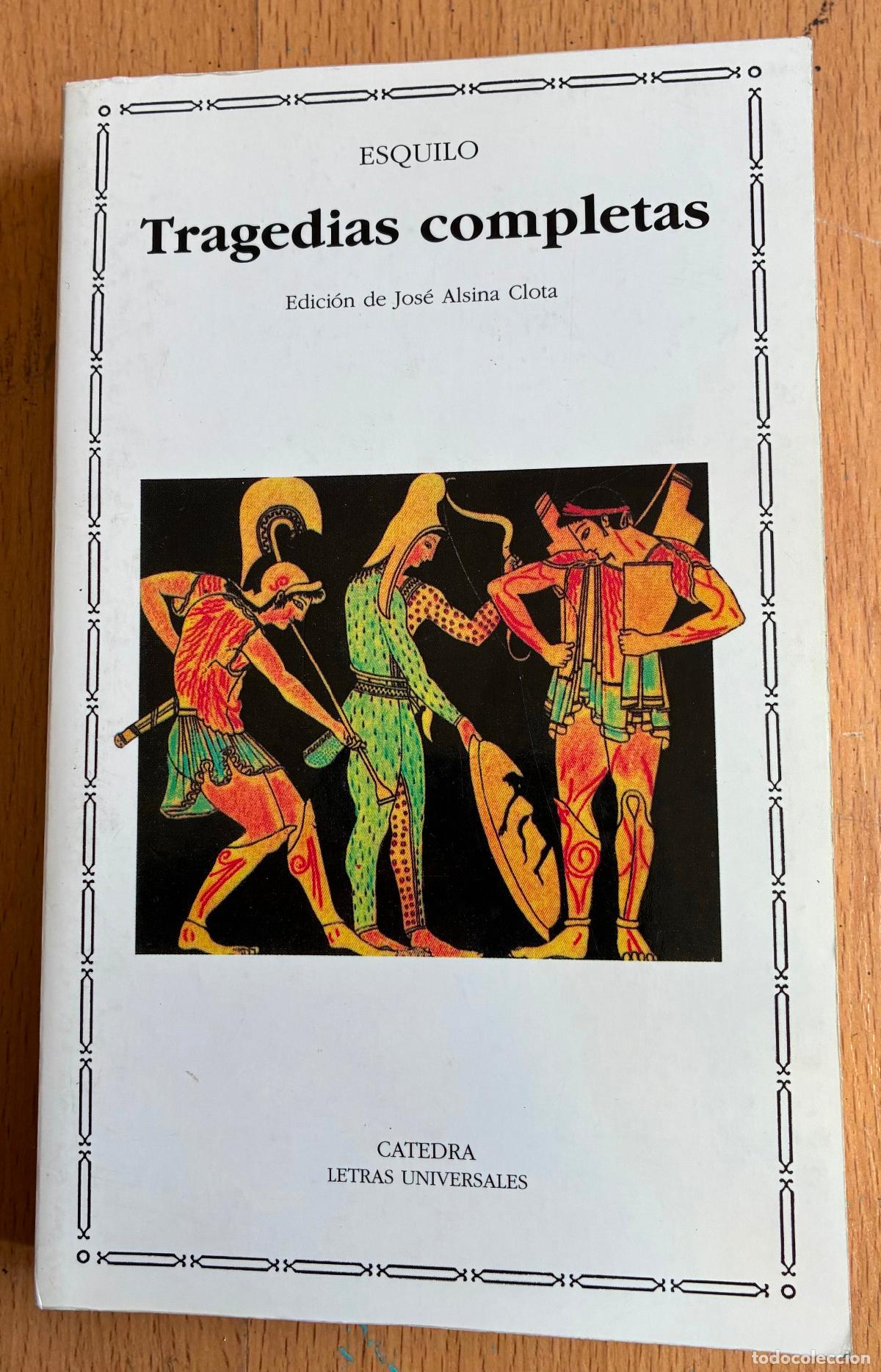 Libros de segunda mano: TRAGEDIAS COMPLETAS, Esquilo, Catedra - Foto 1