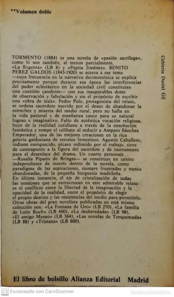 Libros de segunda mano: Tormento - benito p&eacute;rez Gad&oacute;s - Foto 2