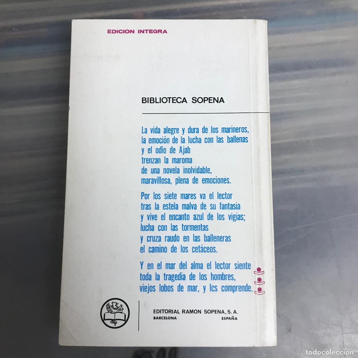 Libros de segunda mano: MELVILLE - MOBY DICK - SOPENA 1976 - Foto 2