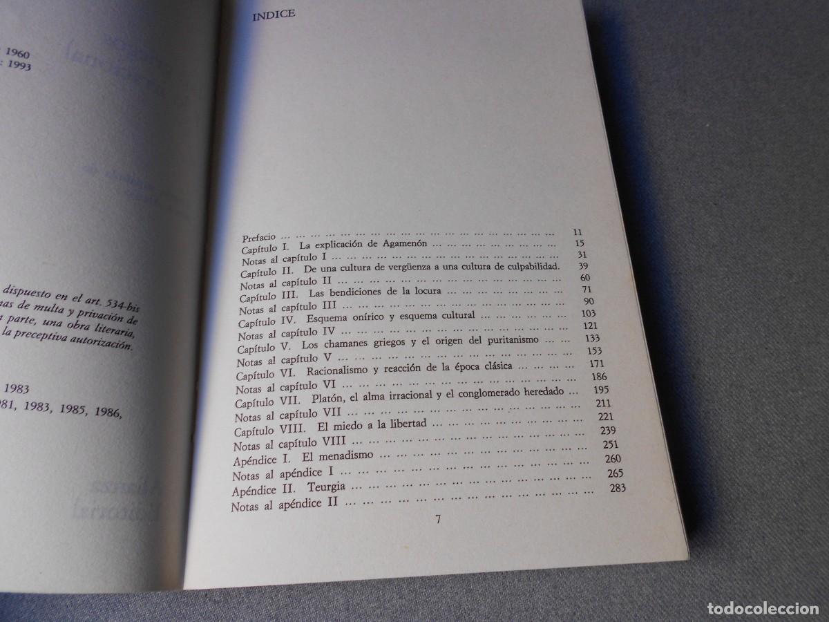 Libros de segunda mano: LOS GRIEGOS Y LO IRRACIONAL - Foto 3